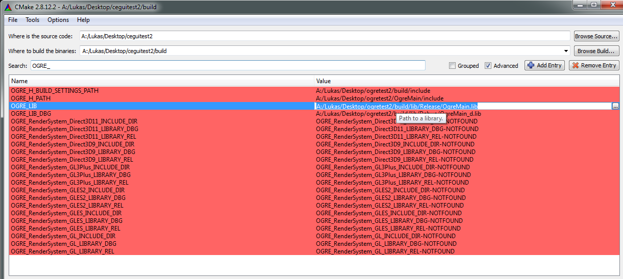 How to set CMake variables